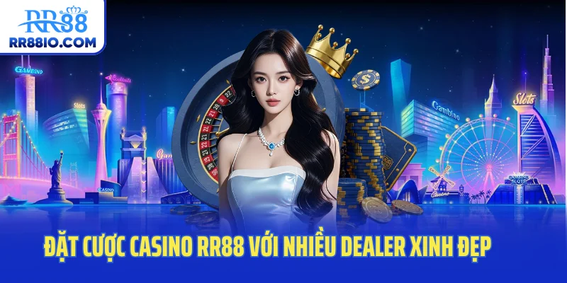 Đặt cược casino RR88 với nhiều Dealer xinh đẹp