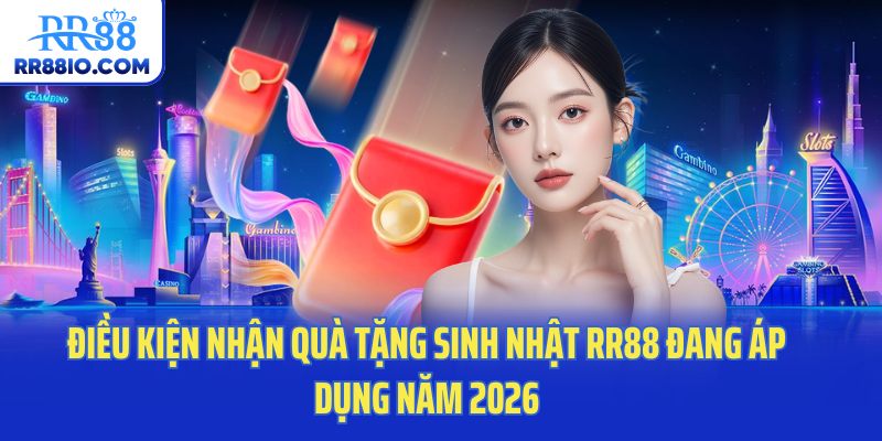 Điều kiện nhận quà tặng sinh nhật RR88 đang áp dụng năm 2026